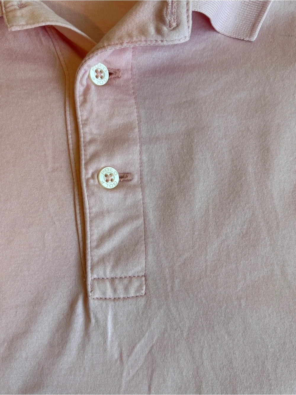 Ralph Lauren Shirt Men XXL Classic Fit Short Sleeve Pink Pony Logo